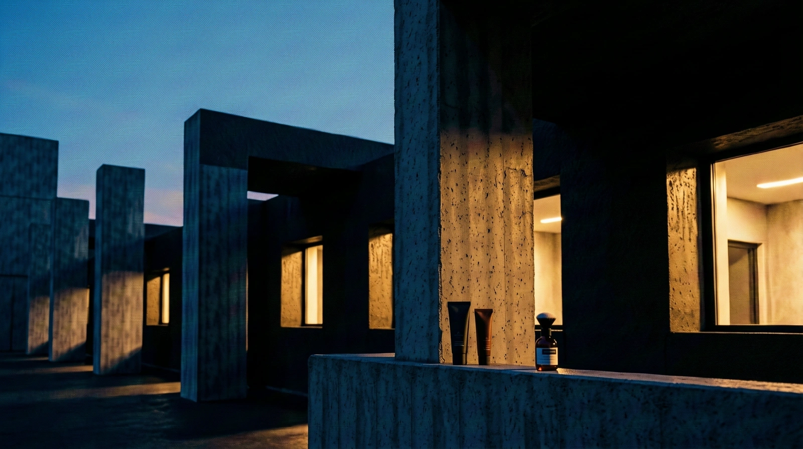 Urban architecture silhouette